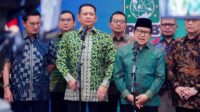 Silaturahmi Kebangsaan Pimpinan MPR bersama Ketua Umum PKB Muhaimin Iskandar di Jakarta, Sabtu (8/6/2024).