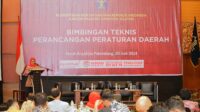 Kanwil Kemenkumham Sumsel Adakan Bimtek untuk Tingkatkan Kualitas Peraturan Daerah