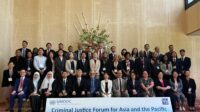 Mendunia, Syal Jumputan Hasil Karya WBP Jadi Cinderamata Pada Criminal Justice Forum di Tokyo