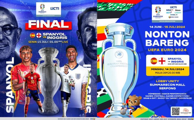 Laga Final UEFA EURO 2024 Spanyol vs Inggris Memanas! RCTI Hadirkan Nonton Bareng di Serpong Laga Final UEFA EURO 2024 Spanyol vs Inggris Memanas! RCTI Hadirkan Nonton Bareng di Serpong