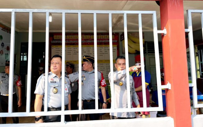 Sambangi Lapas Narkotika Muara Beliti dan Lapas Lubuklinggau, Kadivpas Kemenkumham Sumsel Pastikan Pembinaan WBP Berjalan Lancar