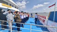 Upacara HUT RI ke-79 di Atas KMP Dharma Kartika VIII, Penumpang Merasakan Euforia Kemerdekaan di Laut