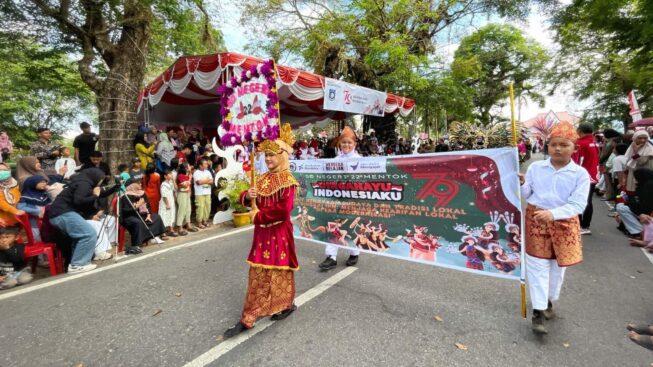 61 Peserta Ramaikan Karnaval HUT RI ke-79 di Bangka Barat